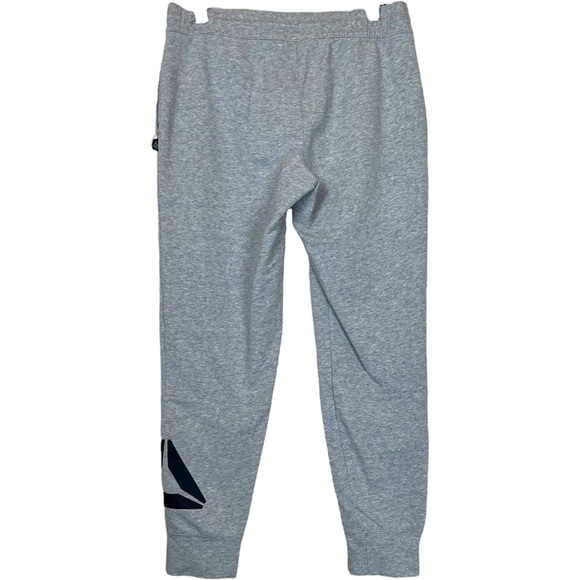 Reebok Vintage Women’s Slim Fit Heathered Gray Athletic Joggers Logo size Medium - Picture 3 of 7